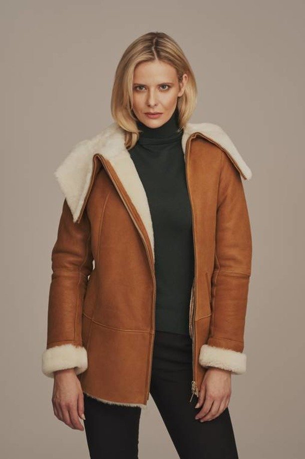 Womens Sheepskin Jacket Konopka