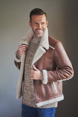 Men shearling Outlet