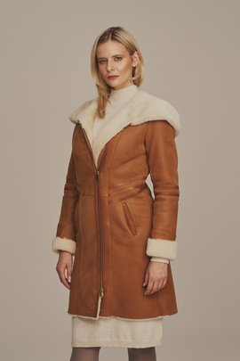 Women's sheepskin coat