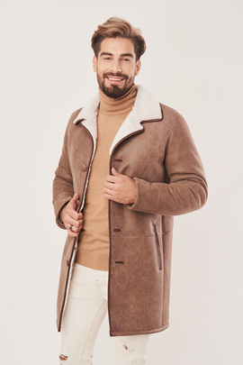 Men's winter sheepskin coat
