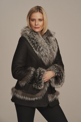 Women's sheepskin jacket