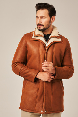 Men's winter shearling coat