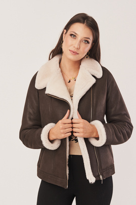 Women's sheepskin jacket