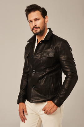 Men's soft leather jacket