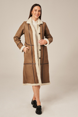 Women's sheepskin coat