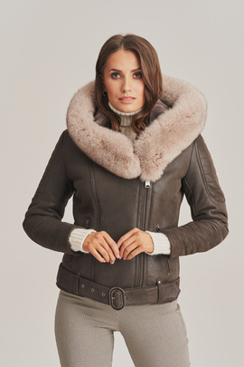 Women's sheepskin jacket