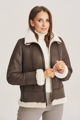 Women's sheepskin coat