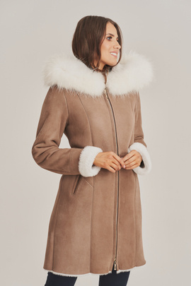 Women's sheepskin coat