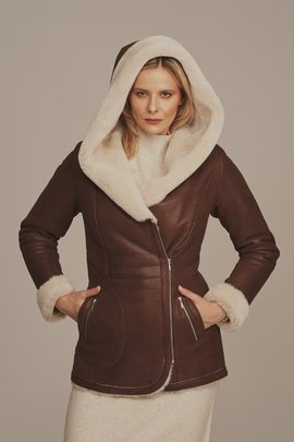 Women's sheepskin jacket