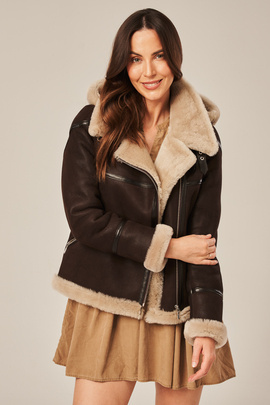Women's sheepskin jacket