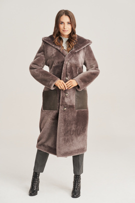 Women's shearling coat
