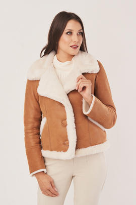 Women's sheepskin jacket